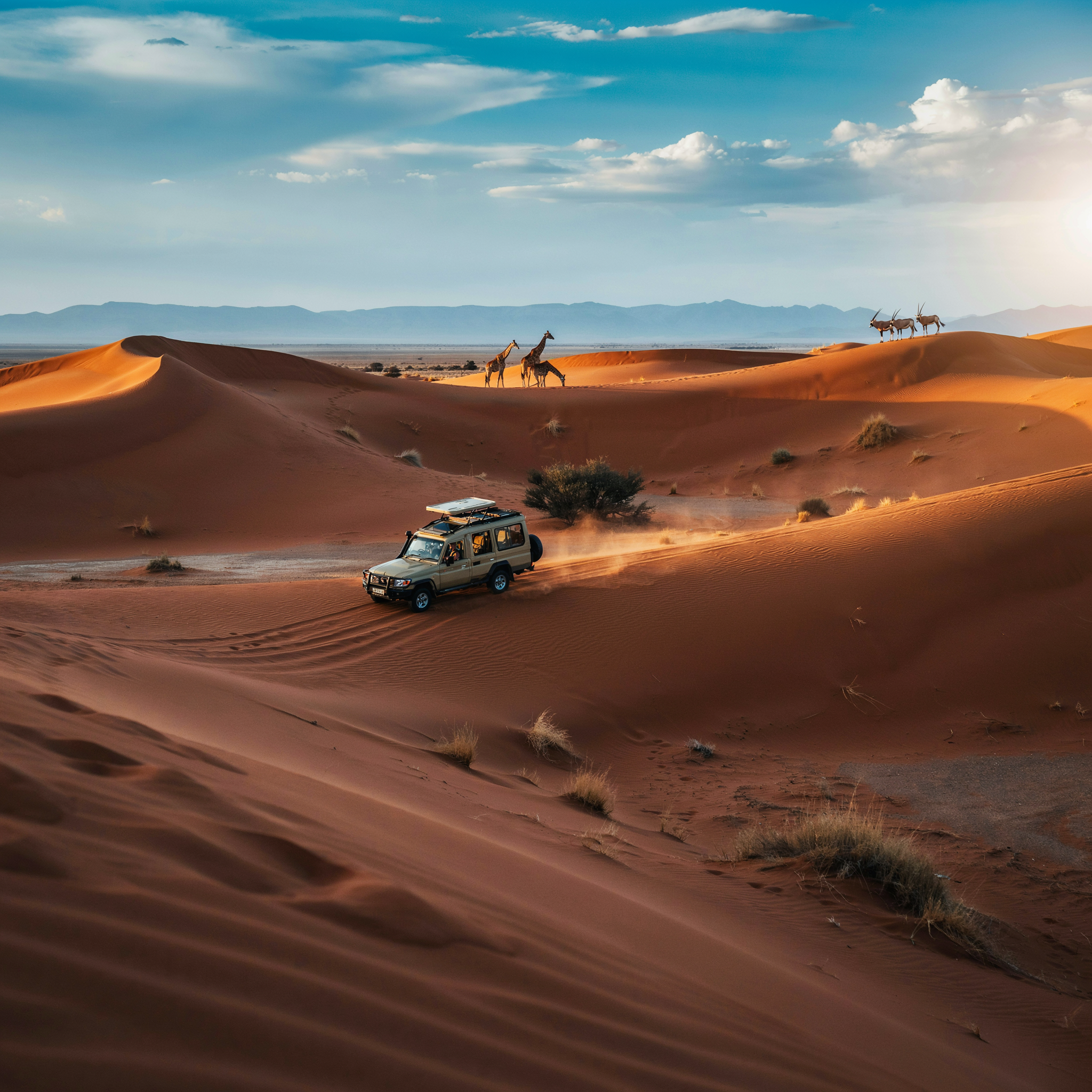 Namib desert dunes at Sossusvlei